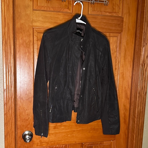 Express Minus the Leather Suede Jacket - Picture 2 of 11